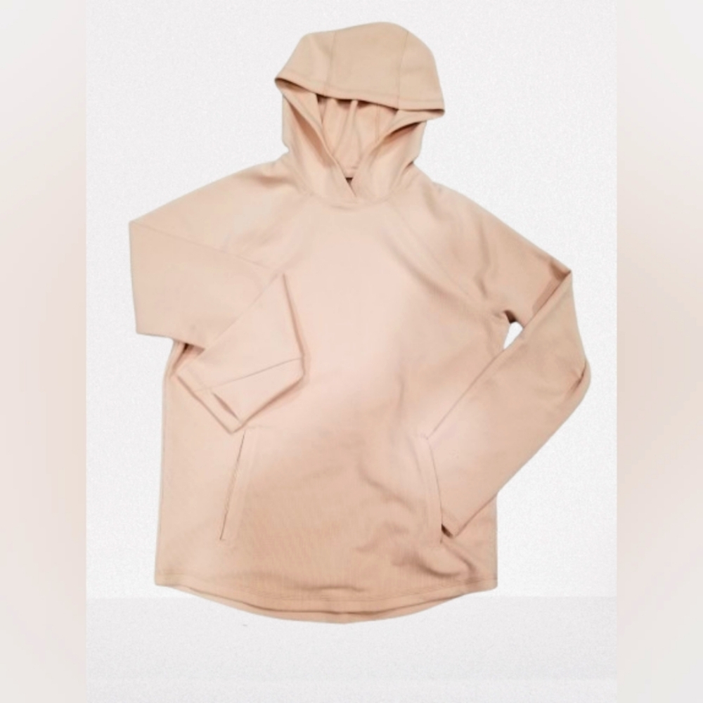 Blush, Waffle Knit Hoodie